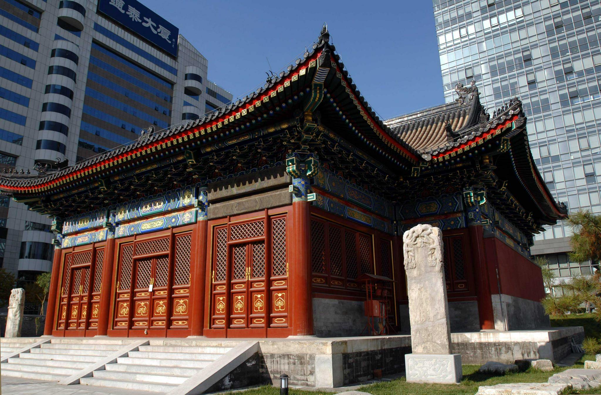 金融街都城隍庙建筑遗存 takefoto供图明代成书的《宛署杂记》中,当时