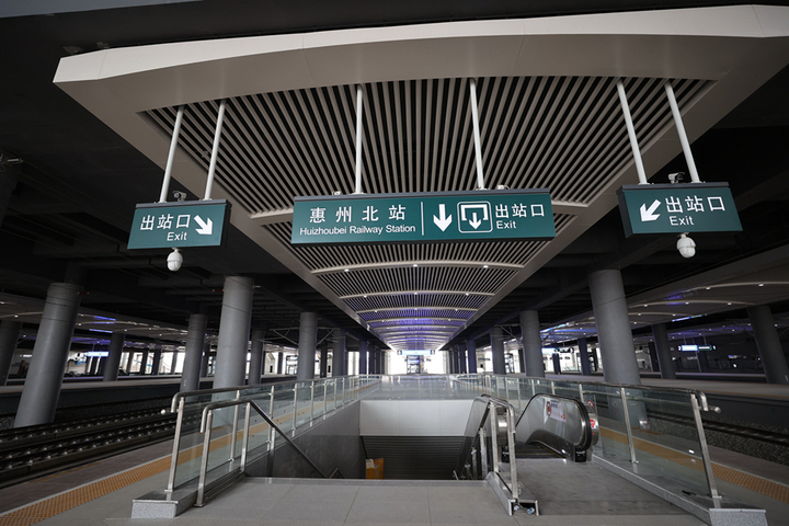 最新进展赣深高铁惠州北站站房预计11月中旬全面完工