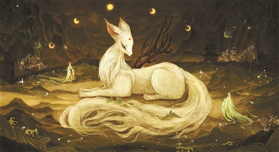 插画师舍溪 和山海异兽来一次跨越时空的精神碰撞|插画|山海经_新浪