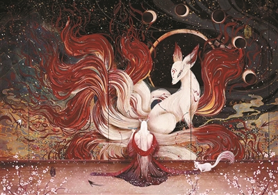 插画师舍溪 和山海异兽来一次跨越时空的精神碰撞|插画|山海经_新浪