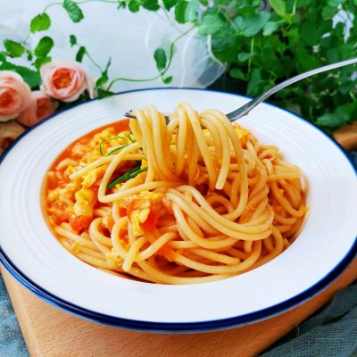 番茄鸡蛋意大利面|番茄|意大利面|西红柿_新浪新闻