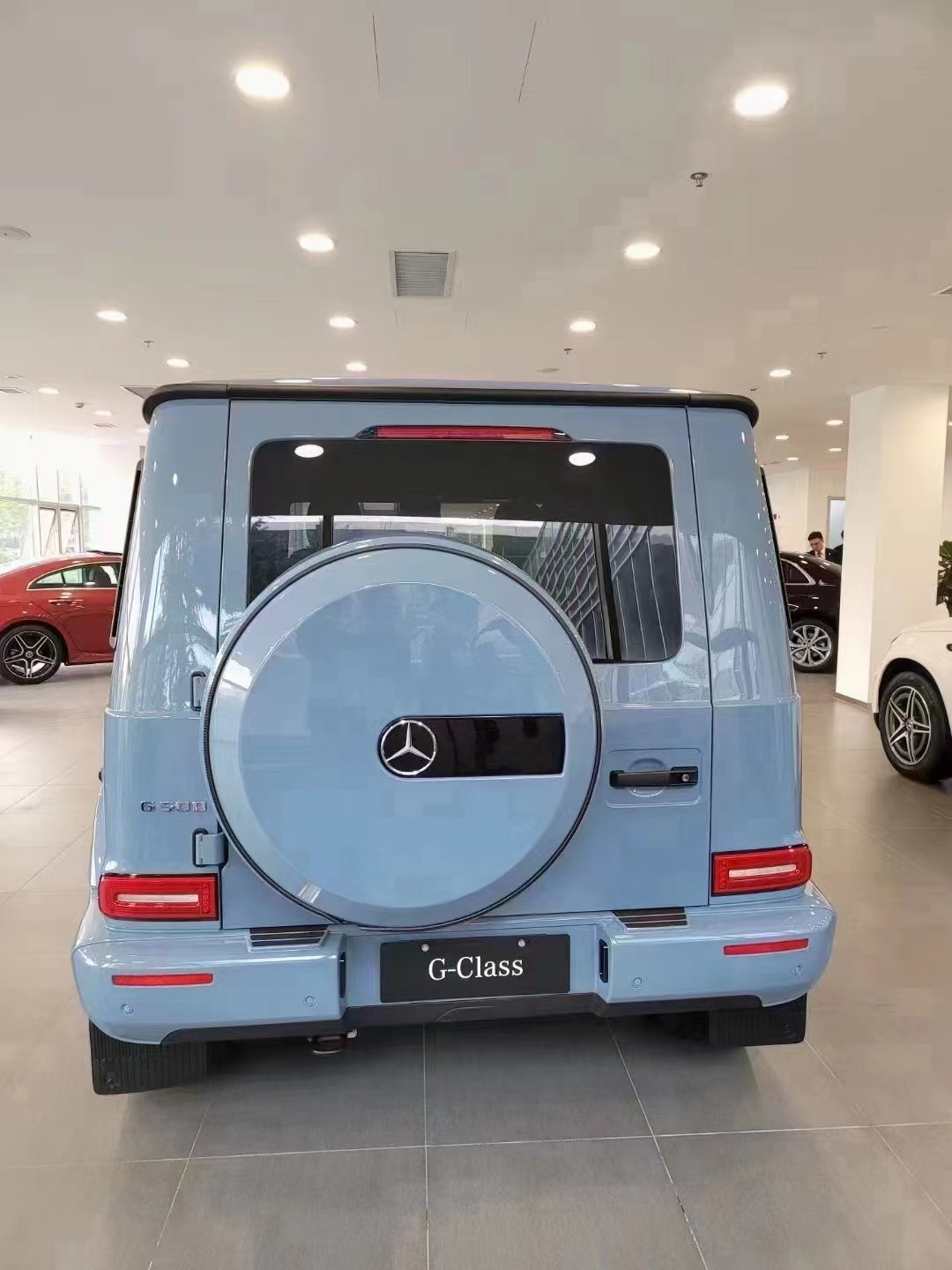 奔驰g500瓷器蓝不仅有性能还有情怀