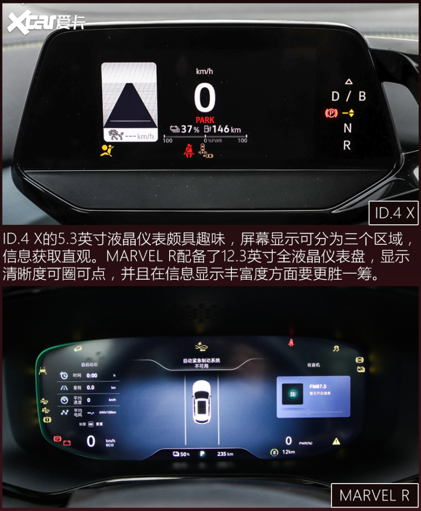 ID.4 X对比MARVEL R 特点不同谁更吃香