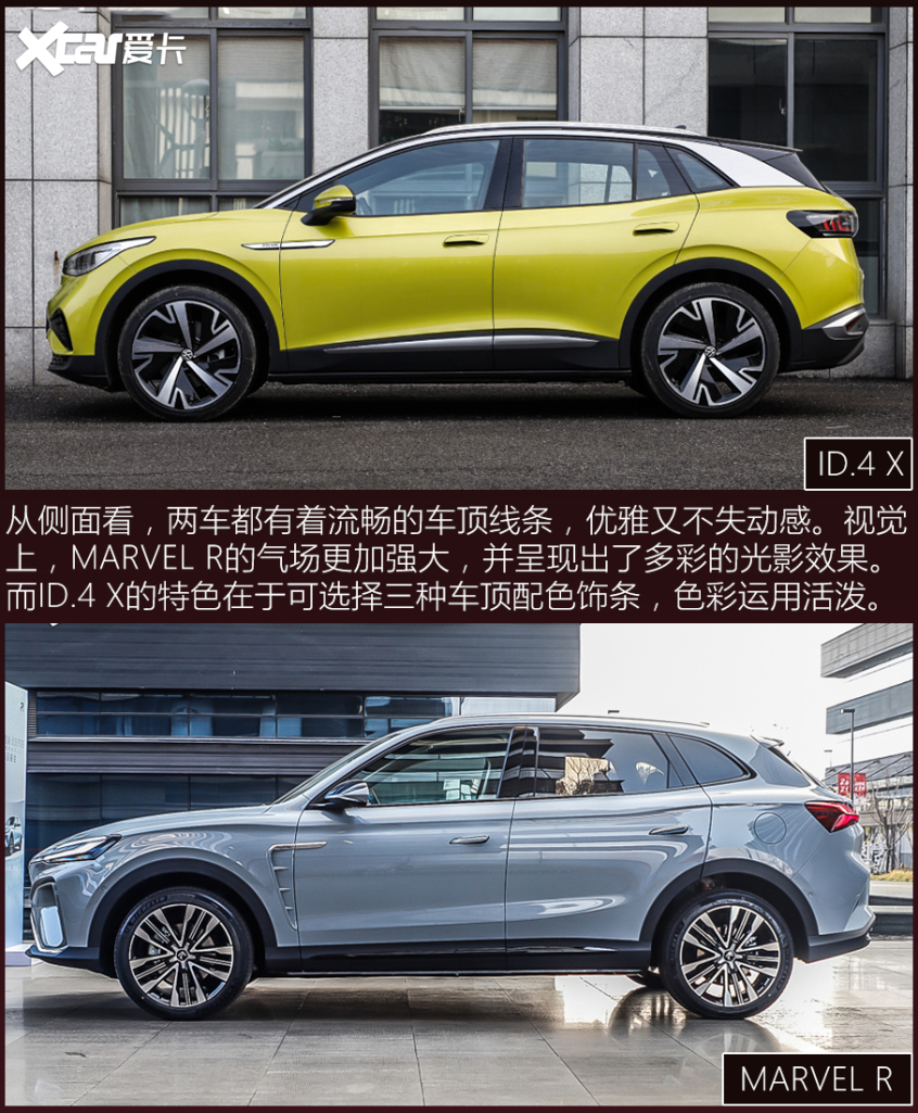 ID.4 X对比MARVEL R 特点不同谁更吃香 ID.4 X对比MARVEL R 特点不同谁更吃香