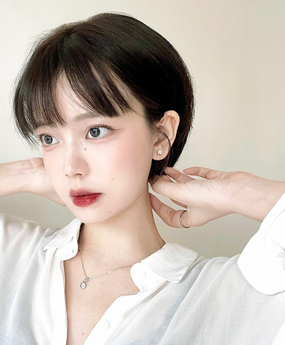 最近茶系短发挺火