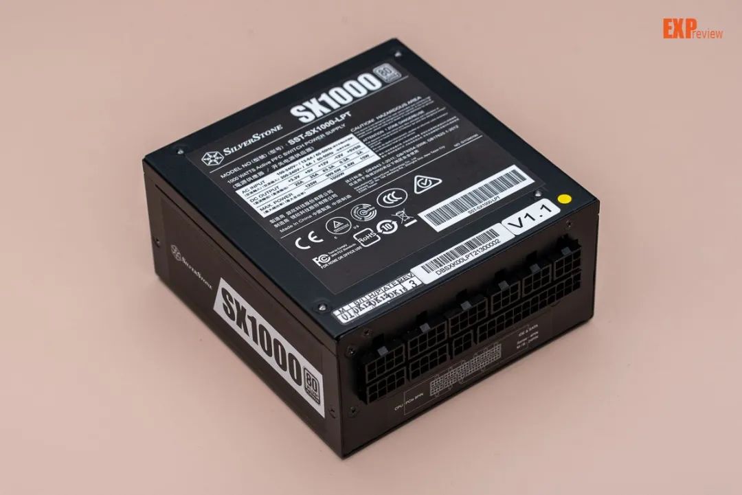 银欣sx1000电源评测当前体积最小的千瓦级sfxl电源