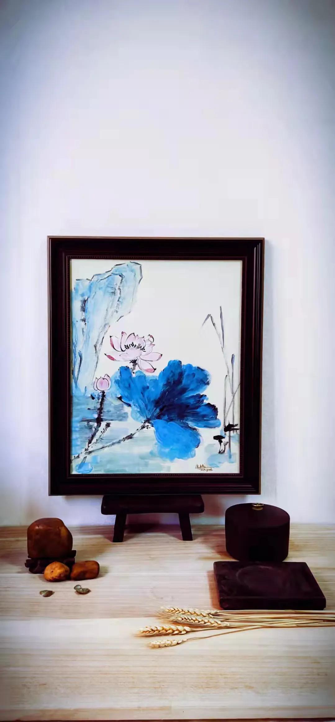 女画家马越艺术简介