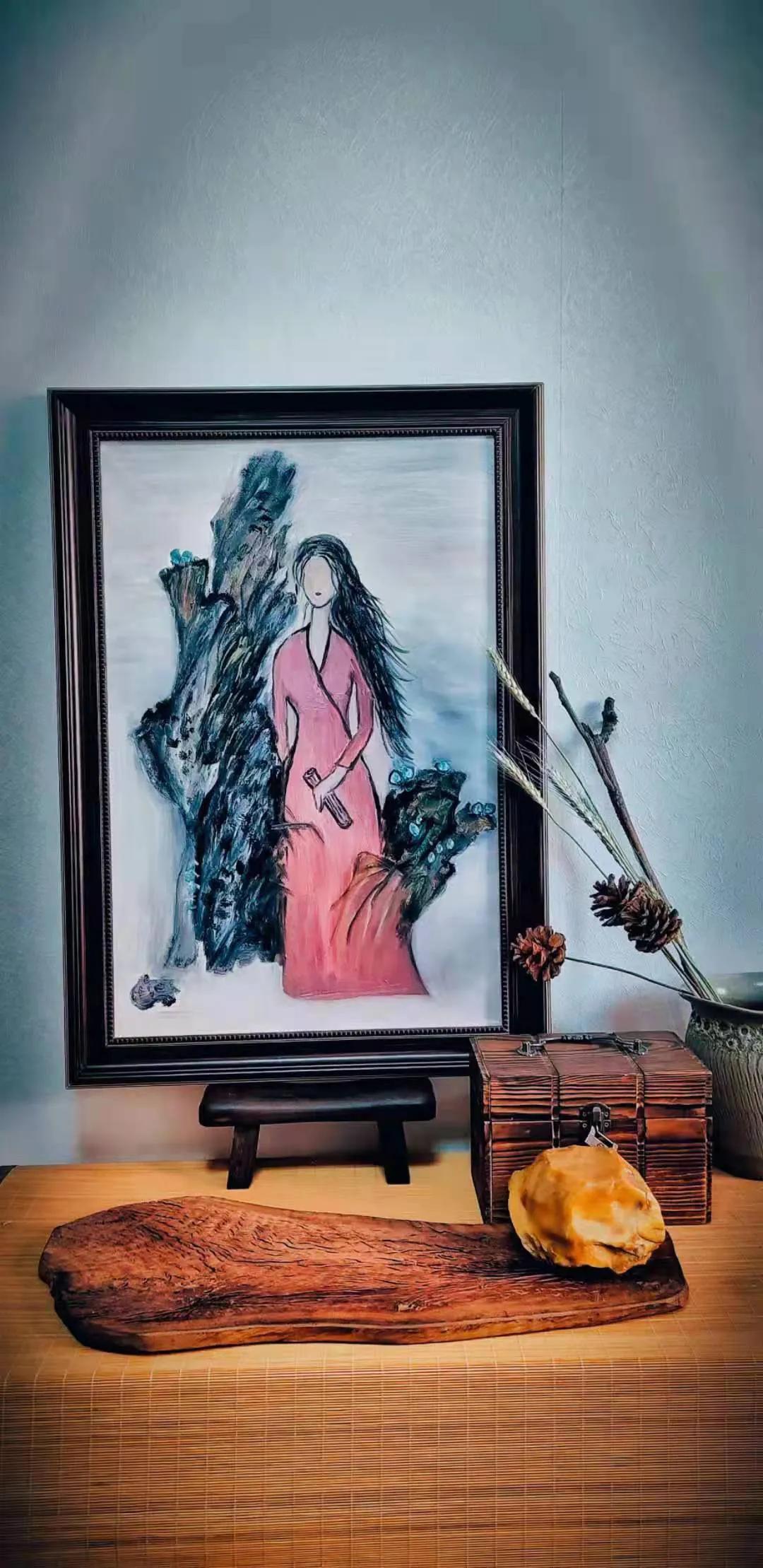 女画家马越艺术简介