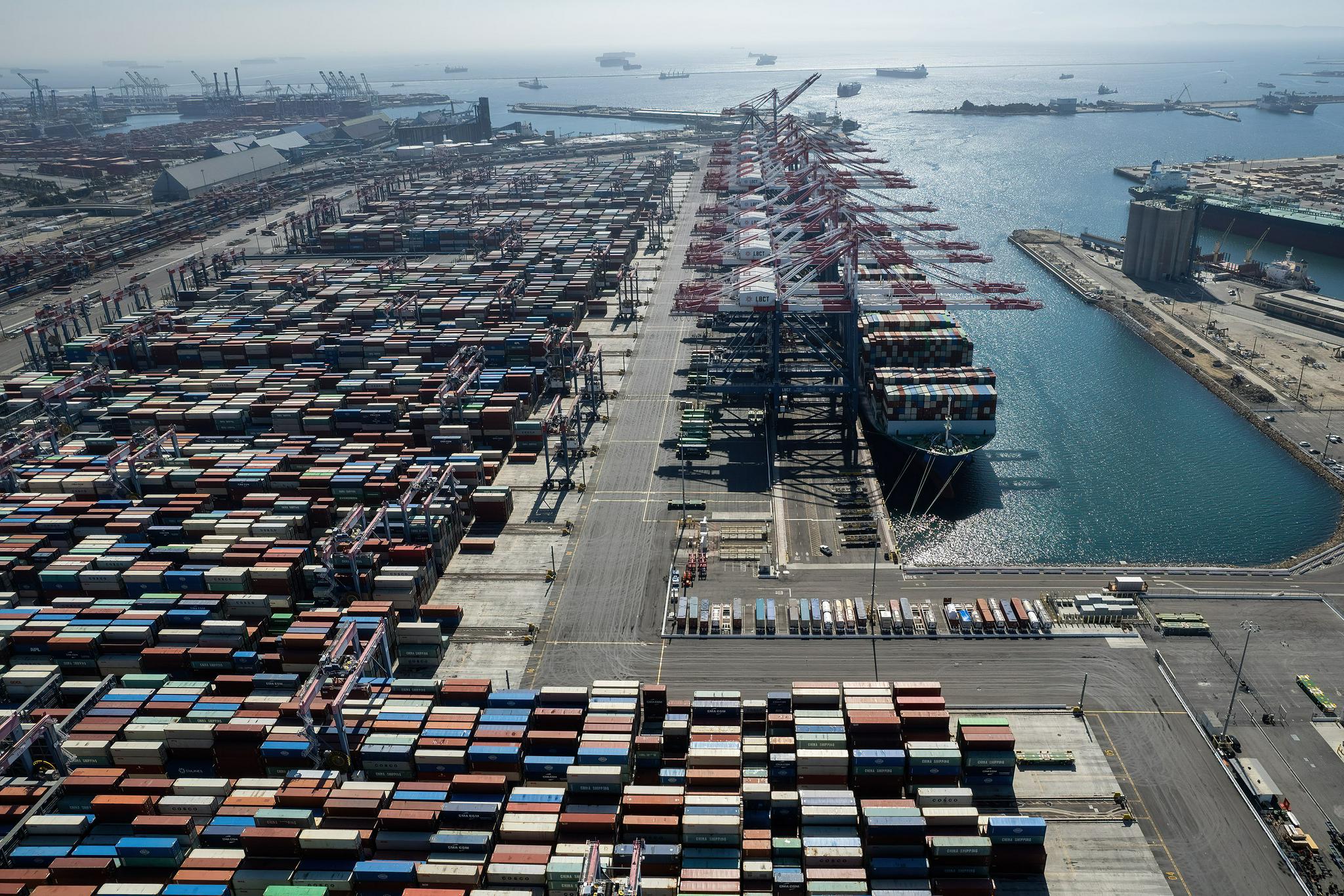 港口|供应链|洛杉矶_新浪新闻