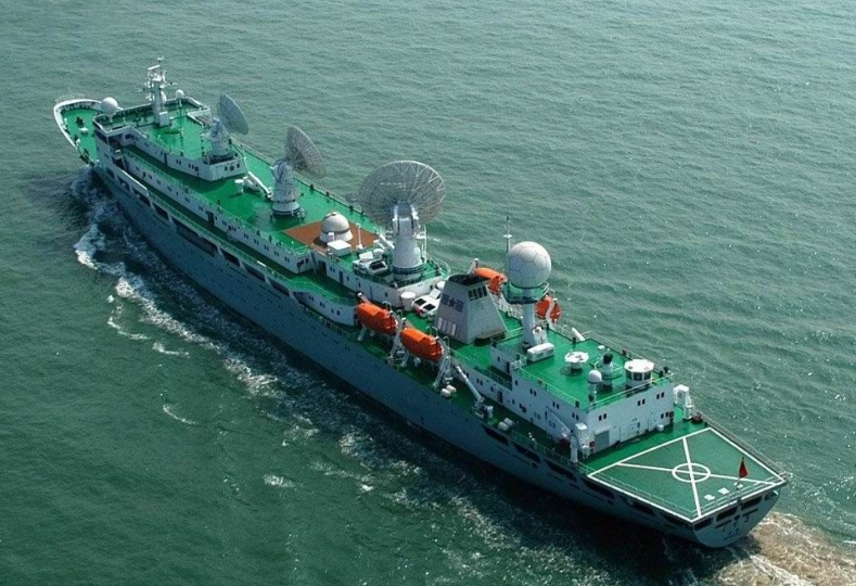 图为远望3号测量船