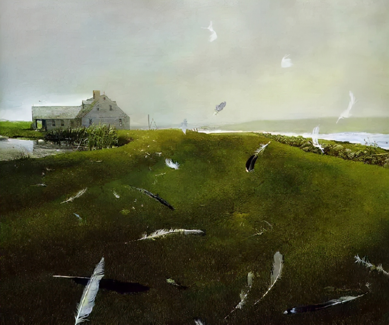 美国最伟大的画家安德鲁怀斯瞒着妻子用15年偷画一个女人