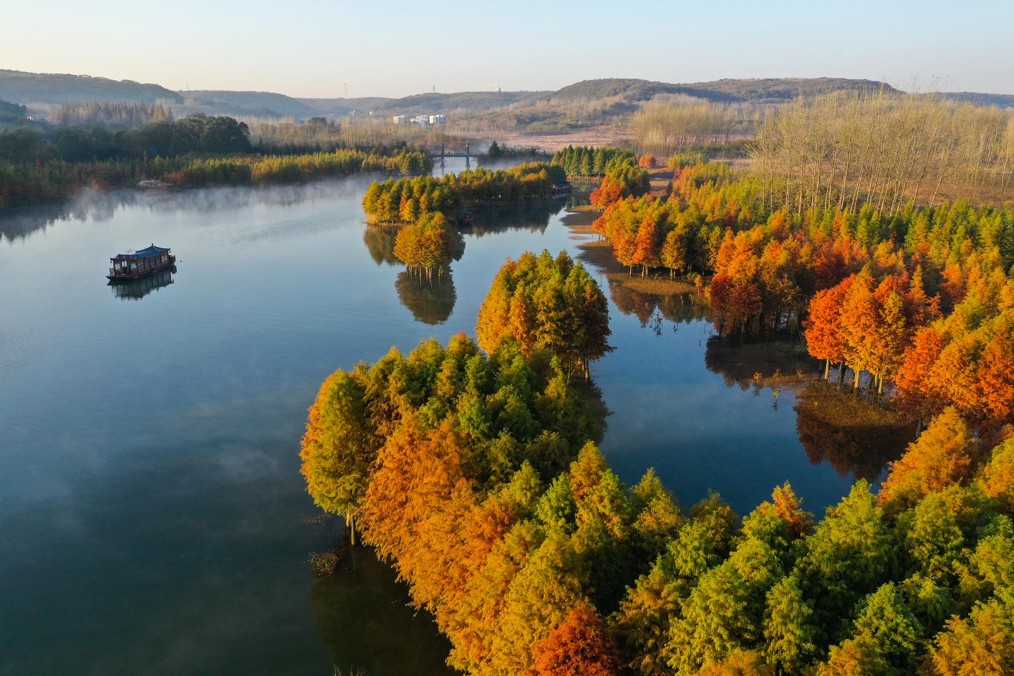 天泉湖冬韵|江苏省_新浪新闻