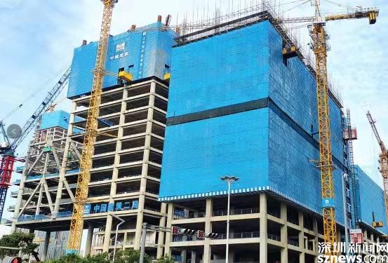 中建二局二公司前海交易广场项目T2栋顺利封顶|甲级写字楼|深港|深圳|南山区|董非_新浪新闻