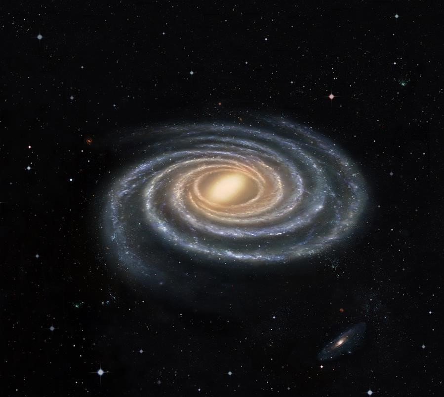 直径仅18万光年，质量却是太阳的1.2万亿倍，银河系为啥这么重？休闲区蓝鸢梦想 - Www.slyday.coM