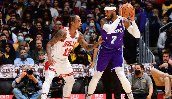 浓眉哥被驱逐!湖人主场不敌公牛,德罗赞38+6,威少空砍25分休闲区蓝鸢梦想 - Www.slyday.coM 浓眉哥被驱逐!湖人主场不敌公牛,德罗赞38+6,威少空砍25分休闲区蓝鸢梦想 - Www.slyday.coM