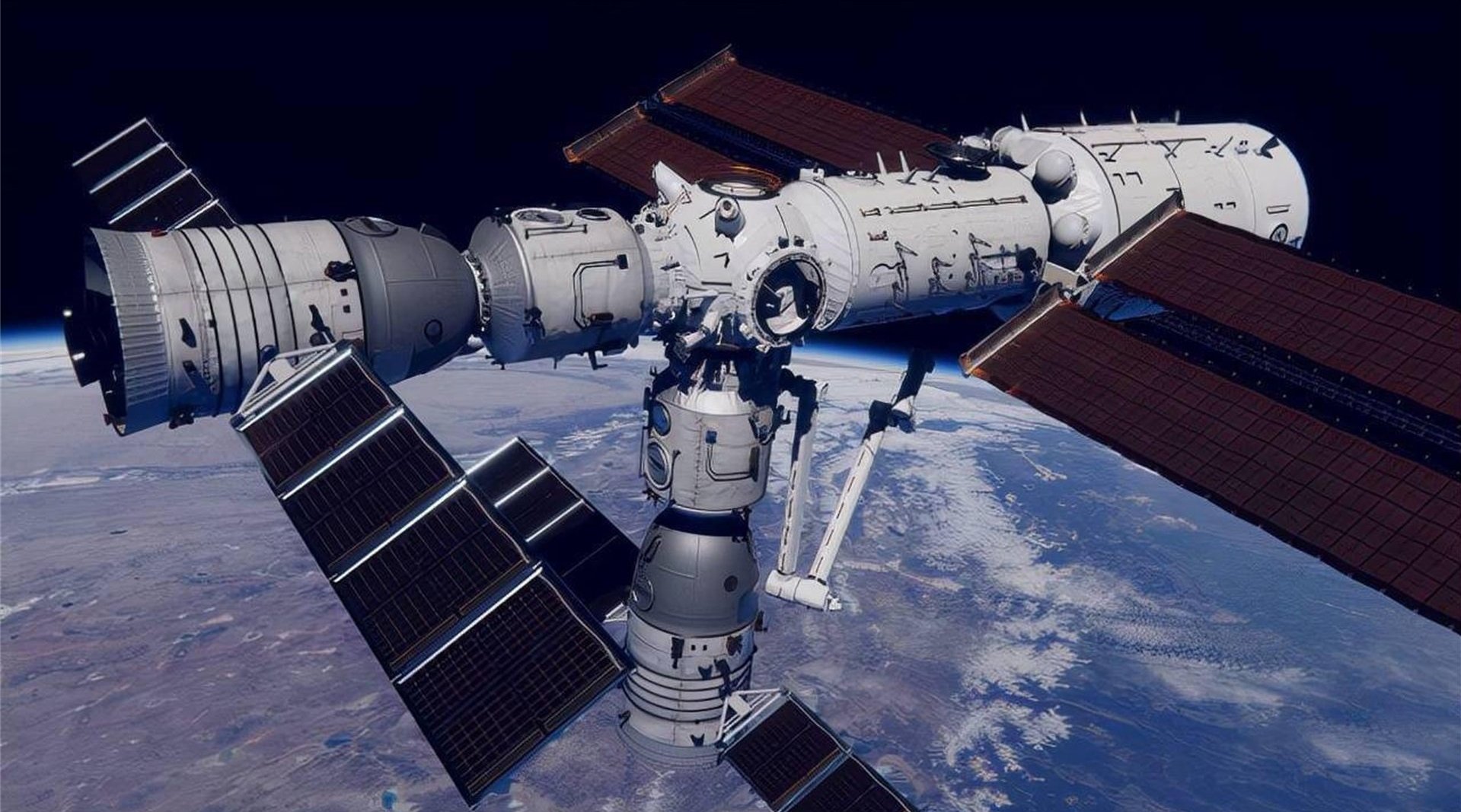 转化效率超30%,中国空间站的太阳能电池,与国际空间站比较如何?