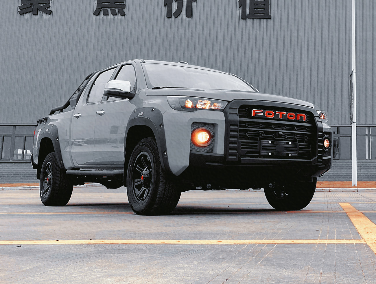 北汽新款大皮卡曝光外观很霸气搭载20t柴油国六动力