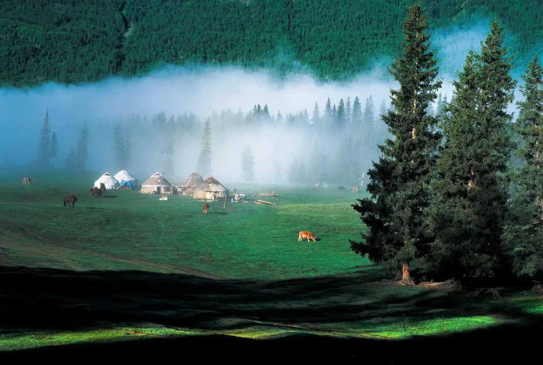 致边疆谧境深处有人家中国著名摄影家冯凯文摄影作品欣赏