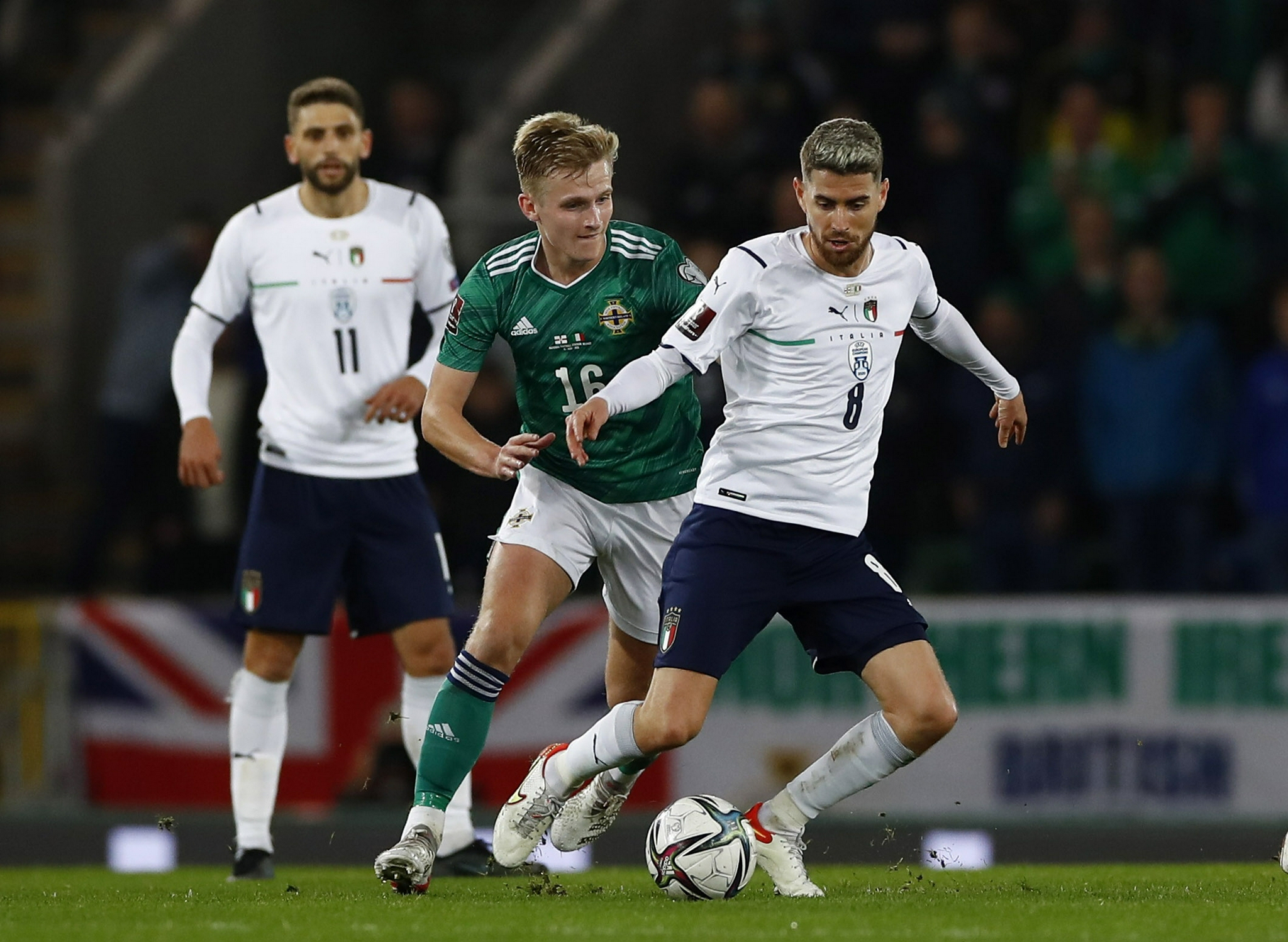 足球——世预赛:意大利战平北爱尔兰|意大利队|北爱尔兰队|北爱尔兰