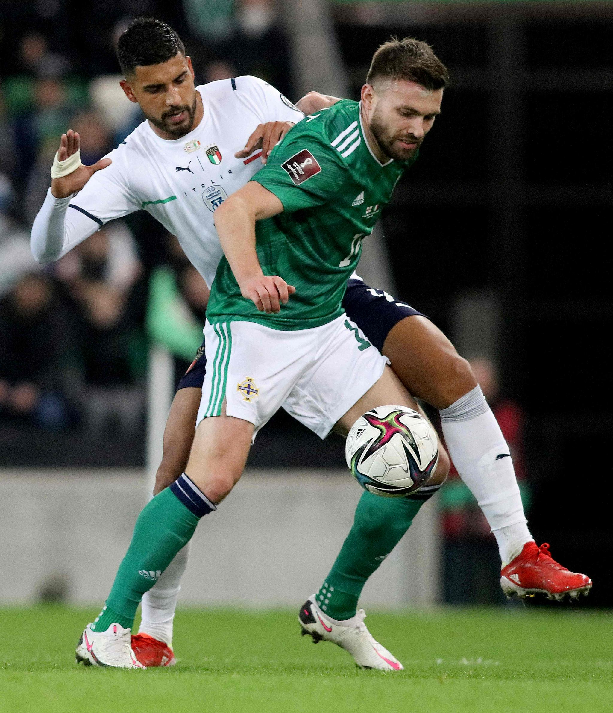 足球——世预赛:意大利战平北爱尔兰|意大利队|北爱尔兰队|北爱尔兰
