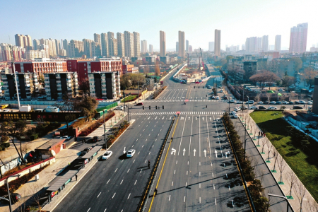 迎泽大街东延工程通车在即