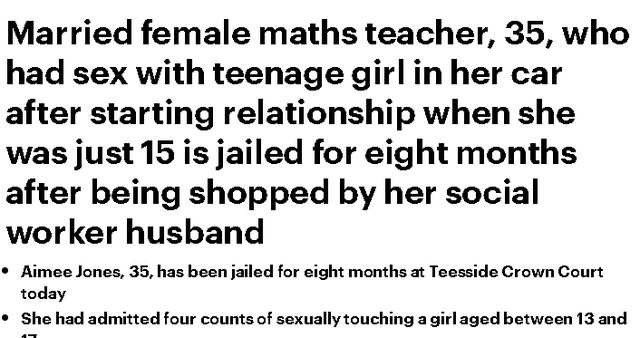 英国35岁已婚女教师,性侵16岁女学生,被公务员丈夫逮住并举报休闲区蓝鸢梦想 - Www.slyday.coM