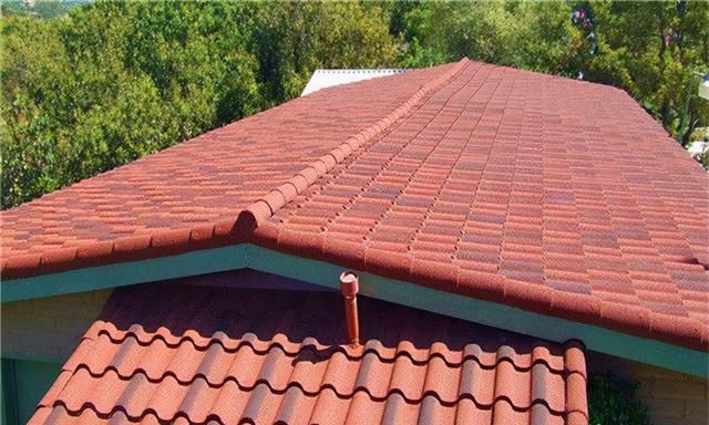 你家农村屋顶还在用水泥瓦易碎不结实现在流行这种瓦太棒了