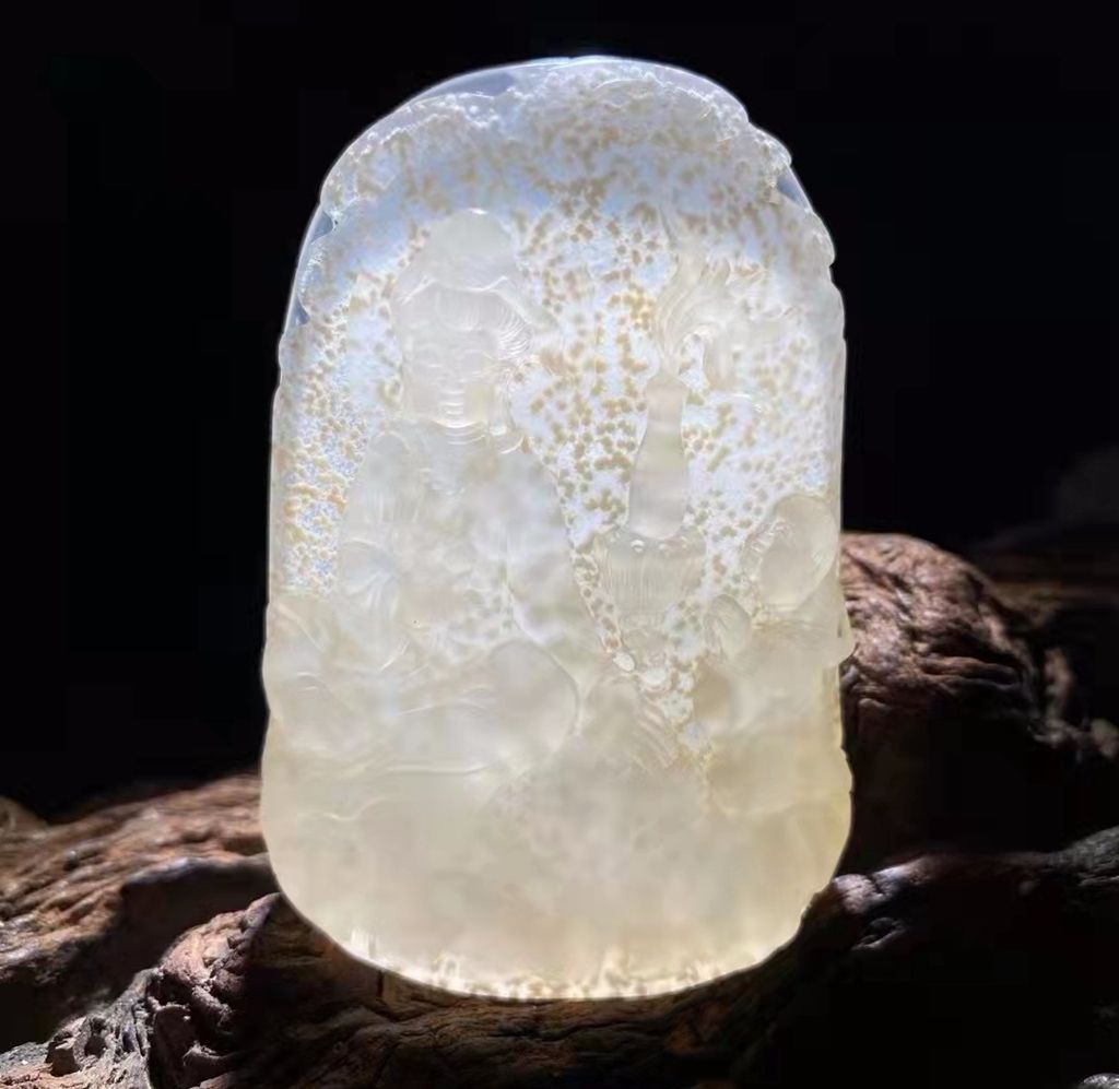 喜欢石头做的手工雕刻作品