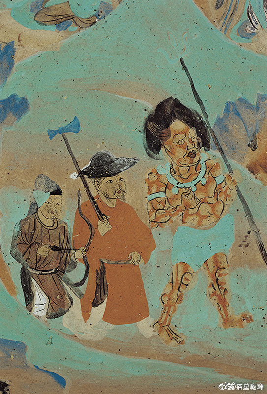 莫高窟第85窟,晚唐……|莫高窟|幞头|赭色_新浪新闻