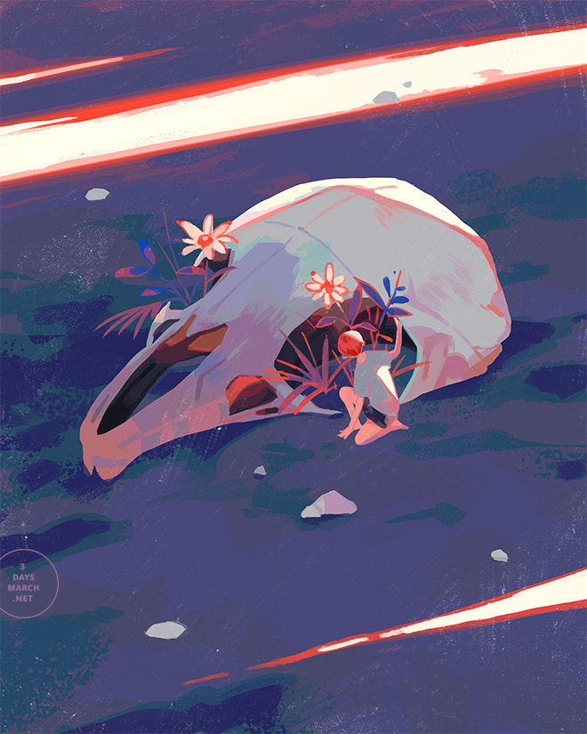 澳大利亚插画师loika唯美的场景插画