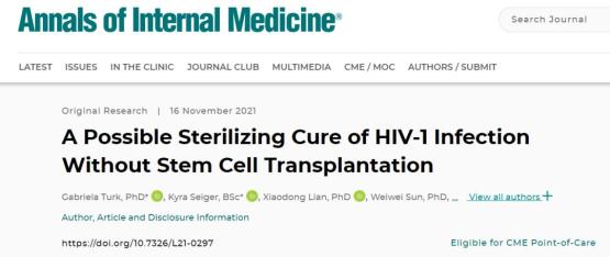 艾滋病也能自愈？全球已出现第二例休闲区蓝鸢梦想 - Www.slyday.coM