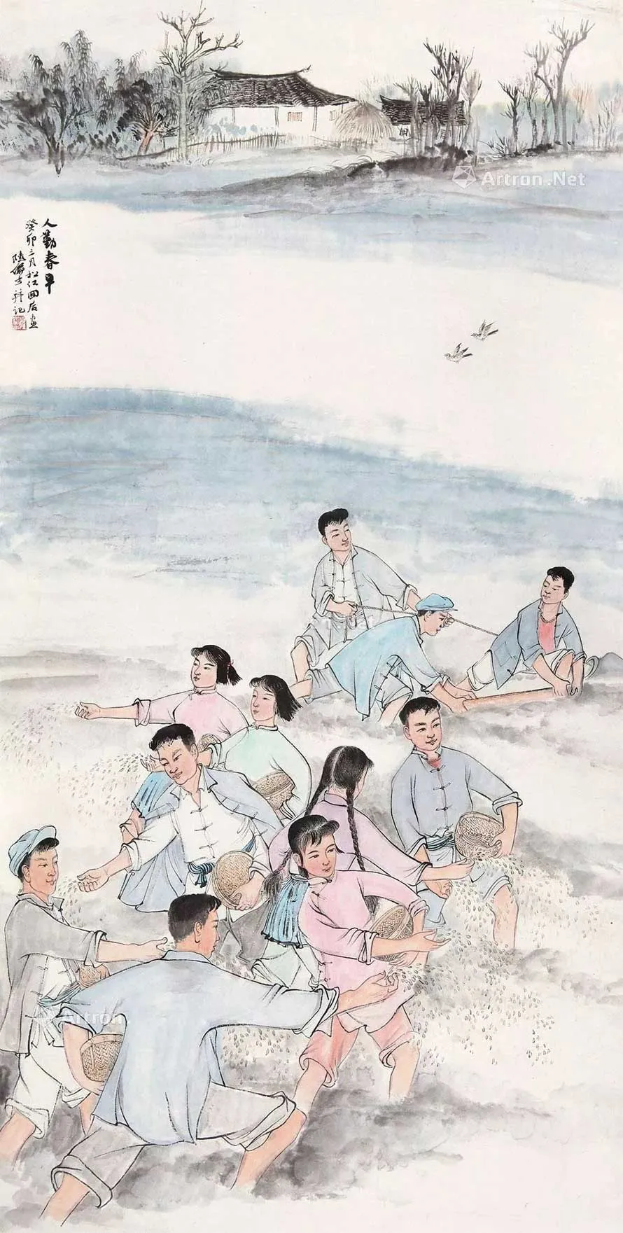 陆俨少人物画罕为人知张张经典