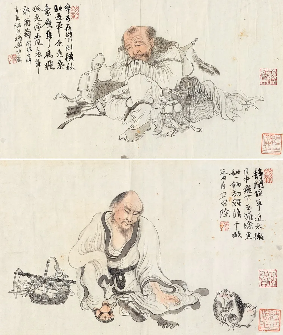 陆俨少人物画罕为人知张张经典