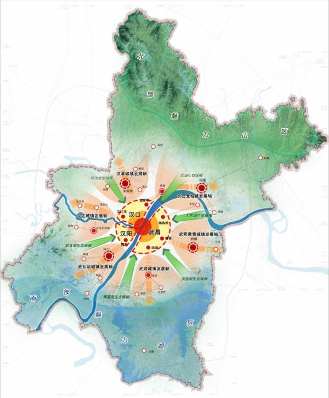 图源《武汉市国土空间总体规划(2021-2035年)》(草案)