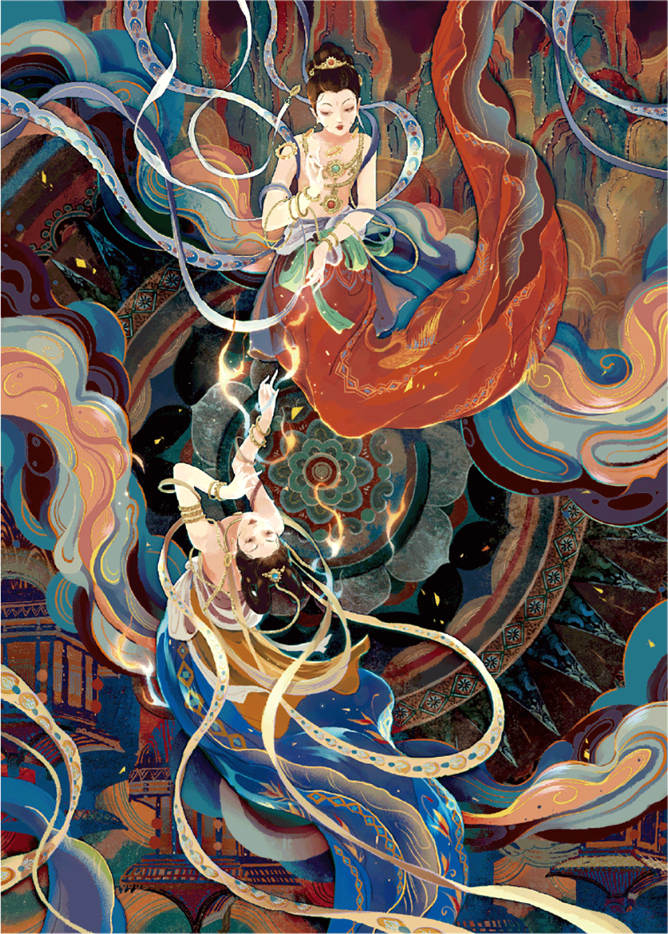 拼图里的敦煌,每一块都藏着千年东方美学