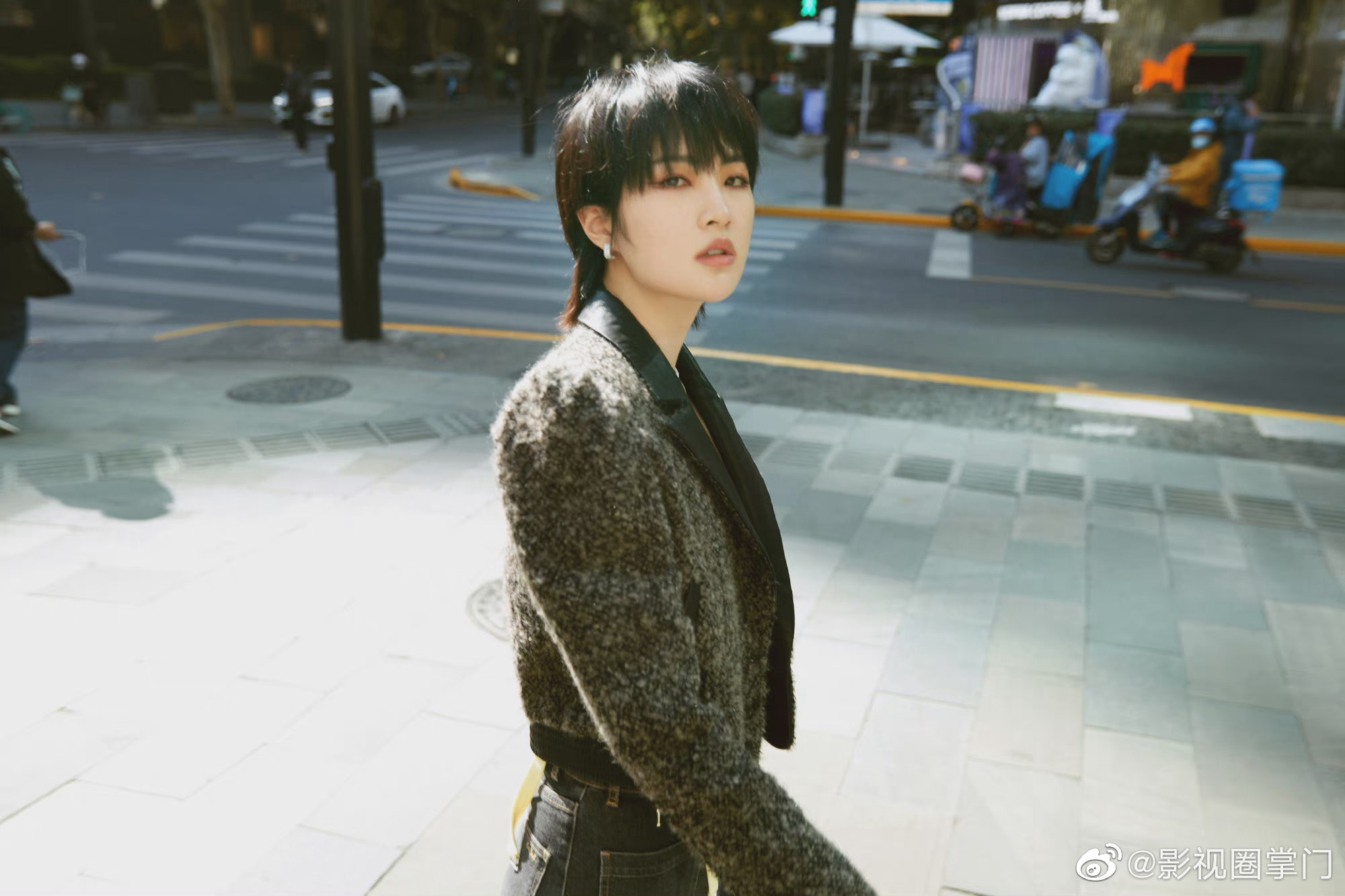 啊啊啊咱们就是说 姚安娜的这个短发好有气场 有被惊艳到!