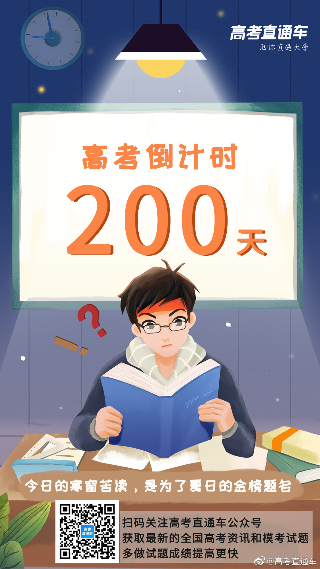 2022高考倒计时200天了,过来人送一句话给明年高考的孩子吧