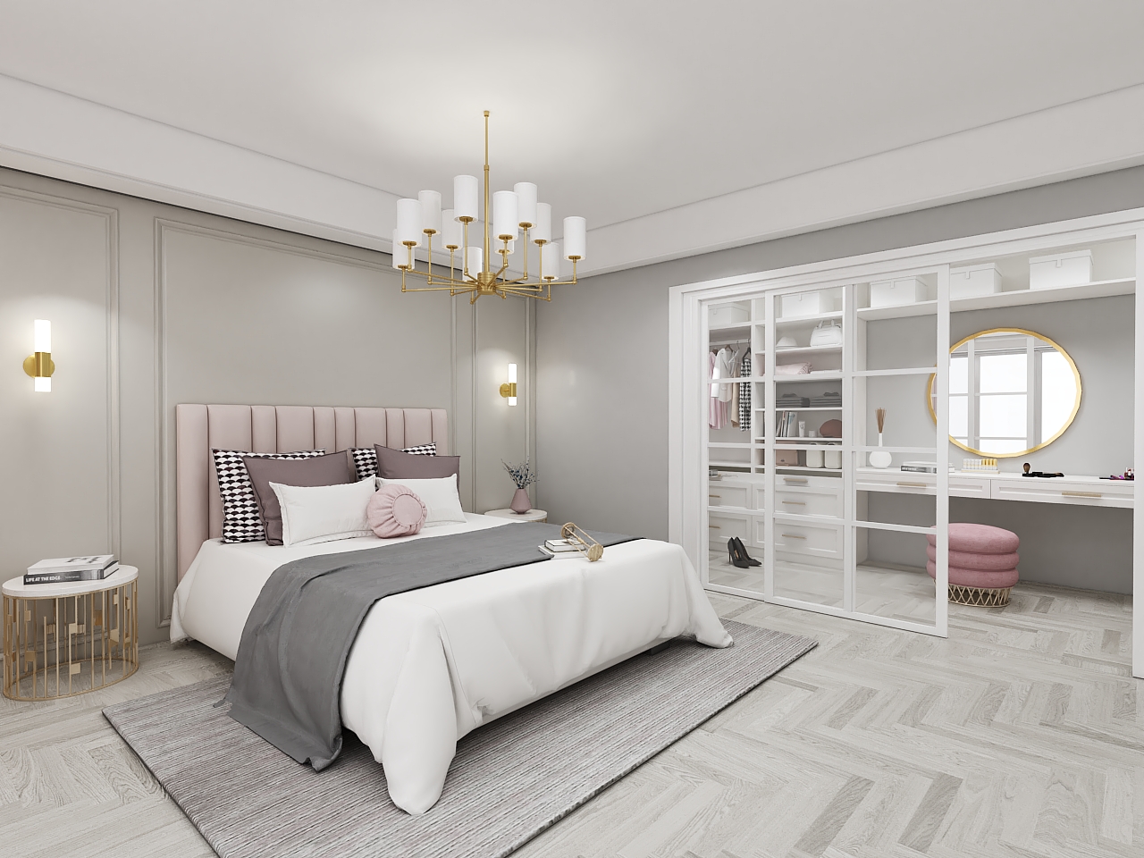 时尚治愈的粉灰感受莫兰迪色系淡雅的温馨