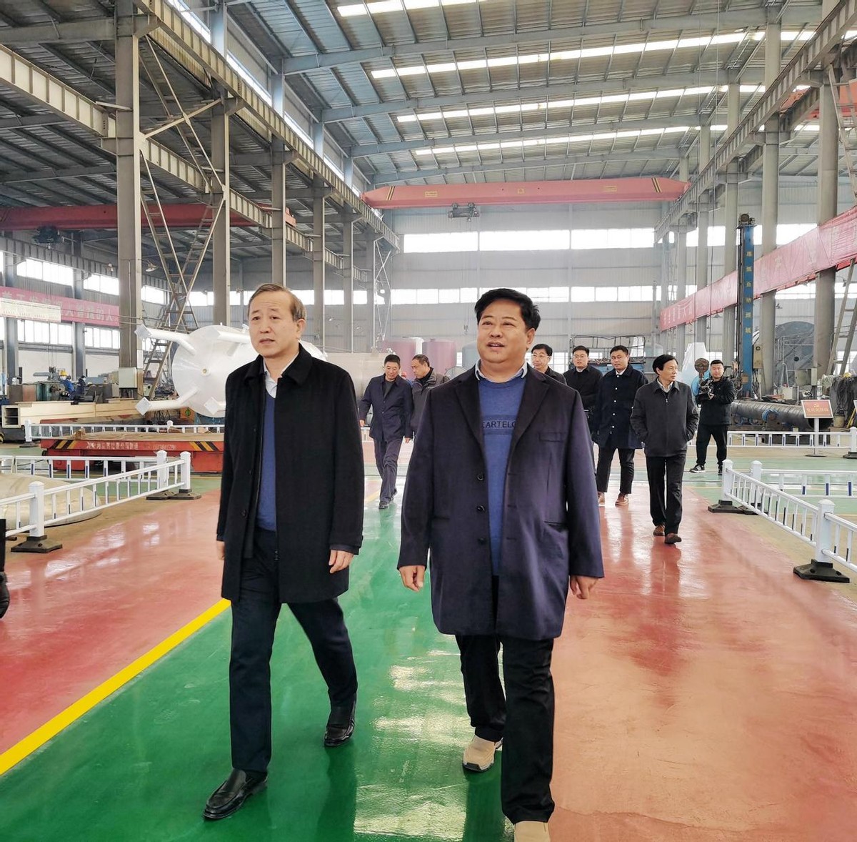 安阳市人大常委会副主任杜建勋一行莅临华泰集团调研指导工作|机械