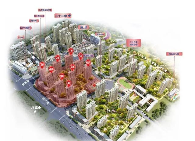 牡丹路上这几处代表性建筑拆除了中北新都心天宸组团已全面动工