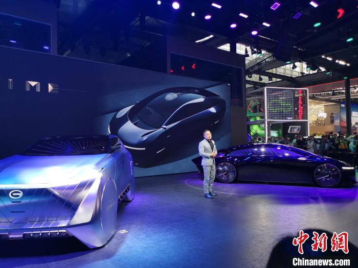 On the 19th, GAC Group released two new concept cars of its own brands: EMKOO and TIME.Photo by Wang Hua