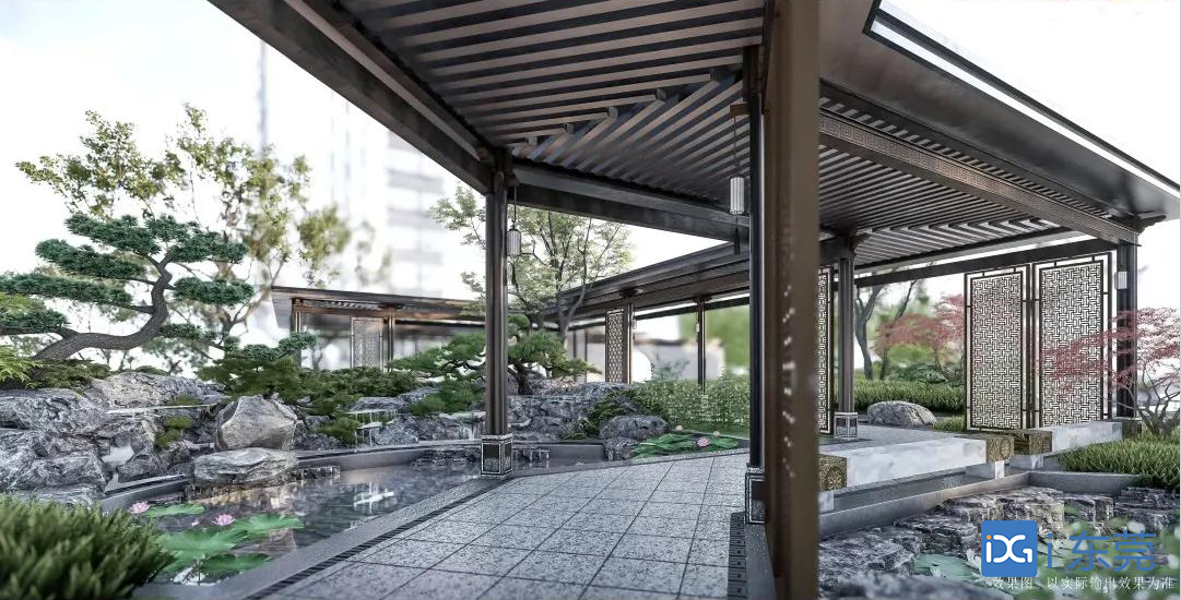 风雨连廊效果图