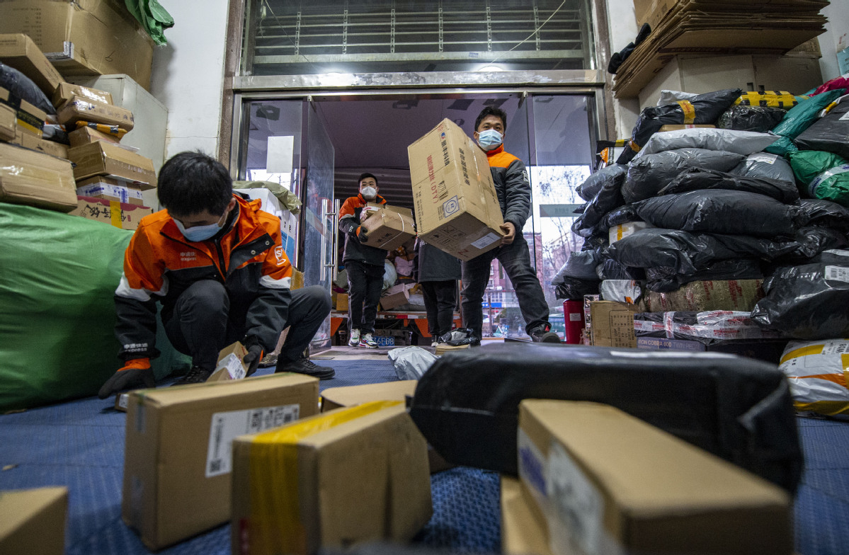 河北石家庄快递收派业务逐步恢复