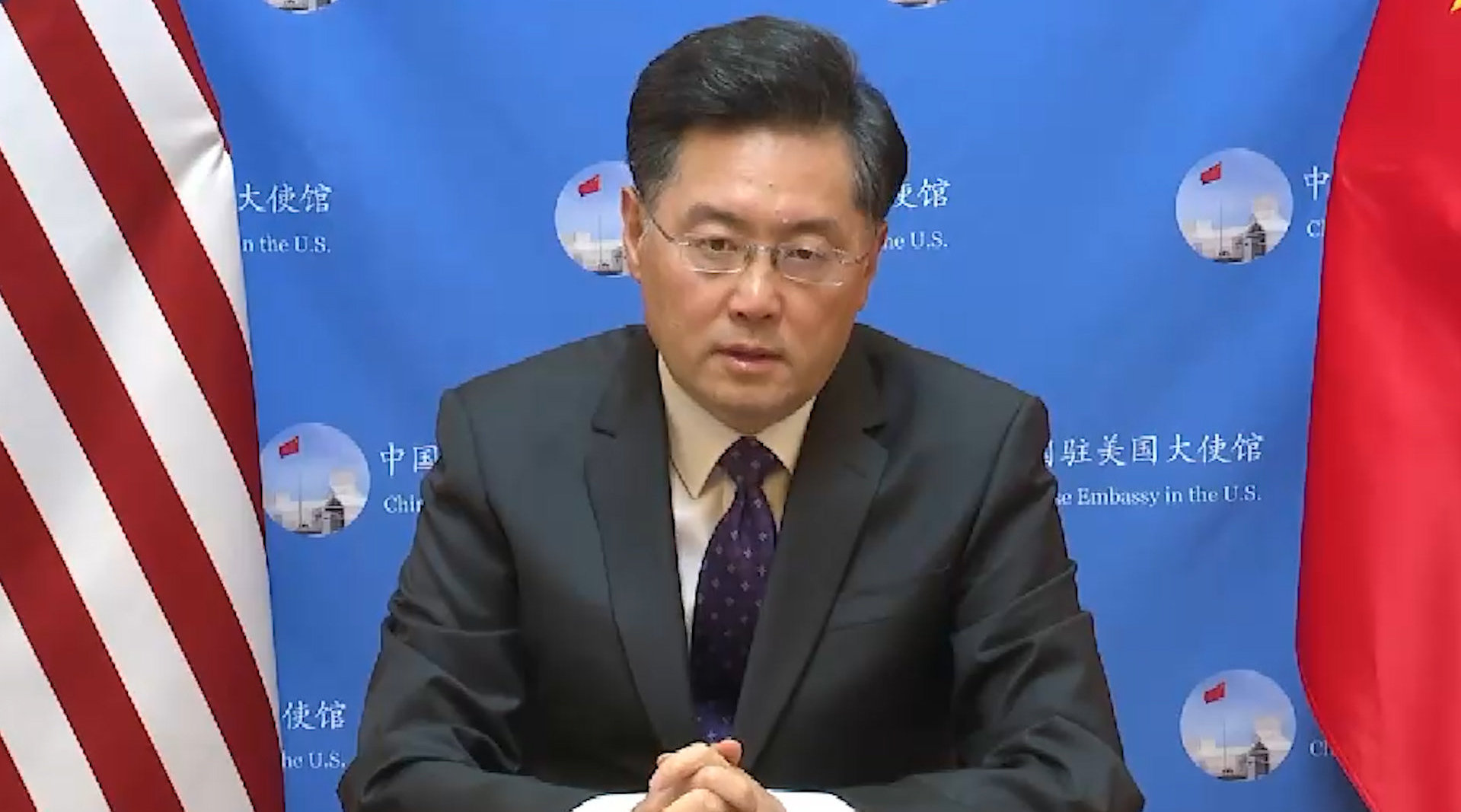 中国驻美大使秦刚中国不是世界上各种问题的原因而是解决的方案