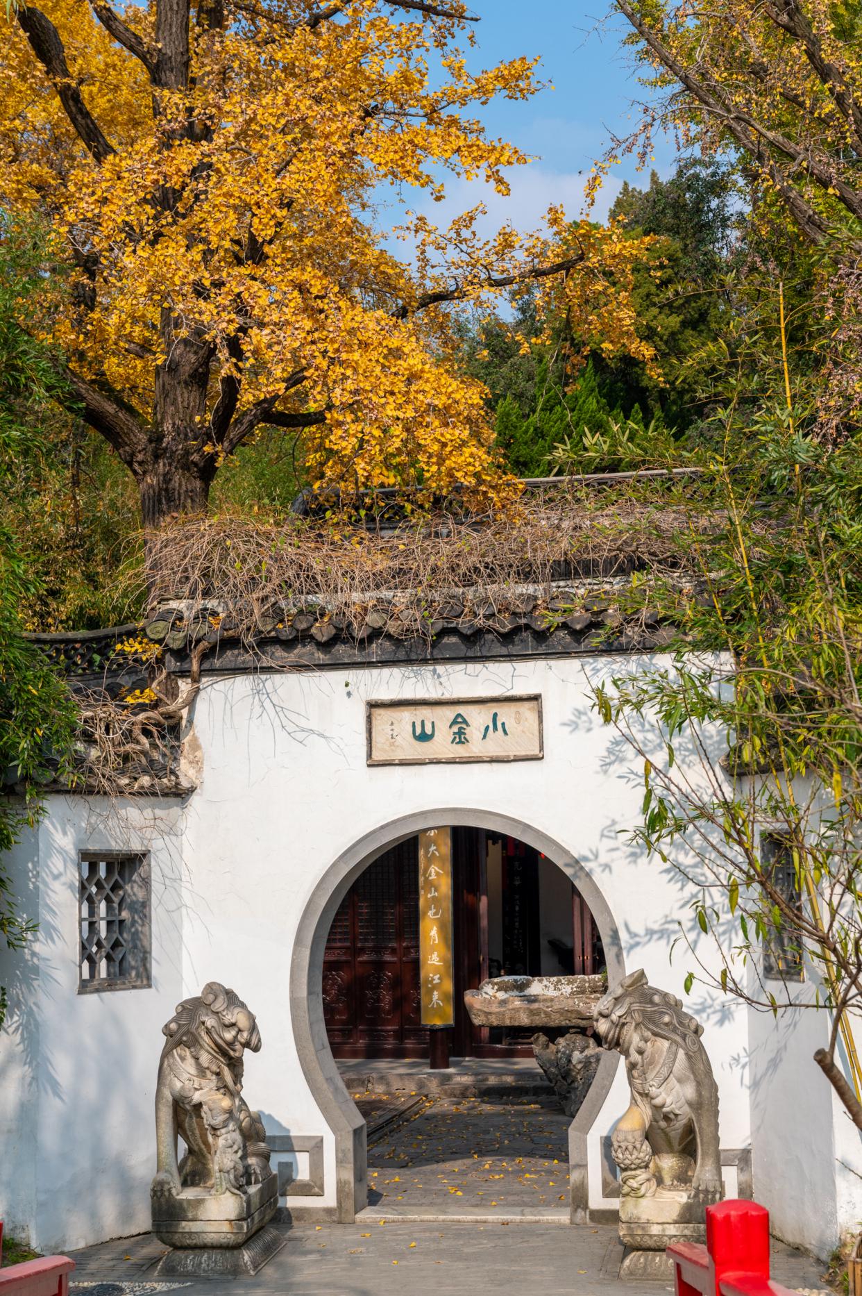 实拍瘦西湖小金山石狮子跟我们想象中的不一样毫无威严可言