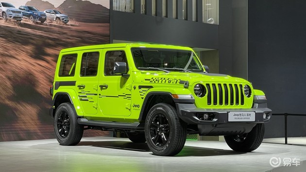 2021广州车展jeep牧马人高地阿拉斯加极光绿特别版