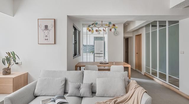 入户没玄关?学学他家的做法,还能多出一间房,储物设计绝了!休闲区蓝鸢梦想 - Www.slyday.coM