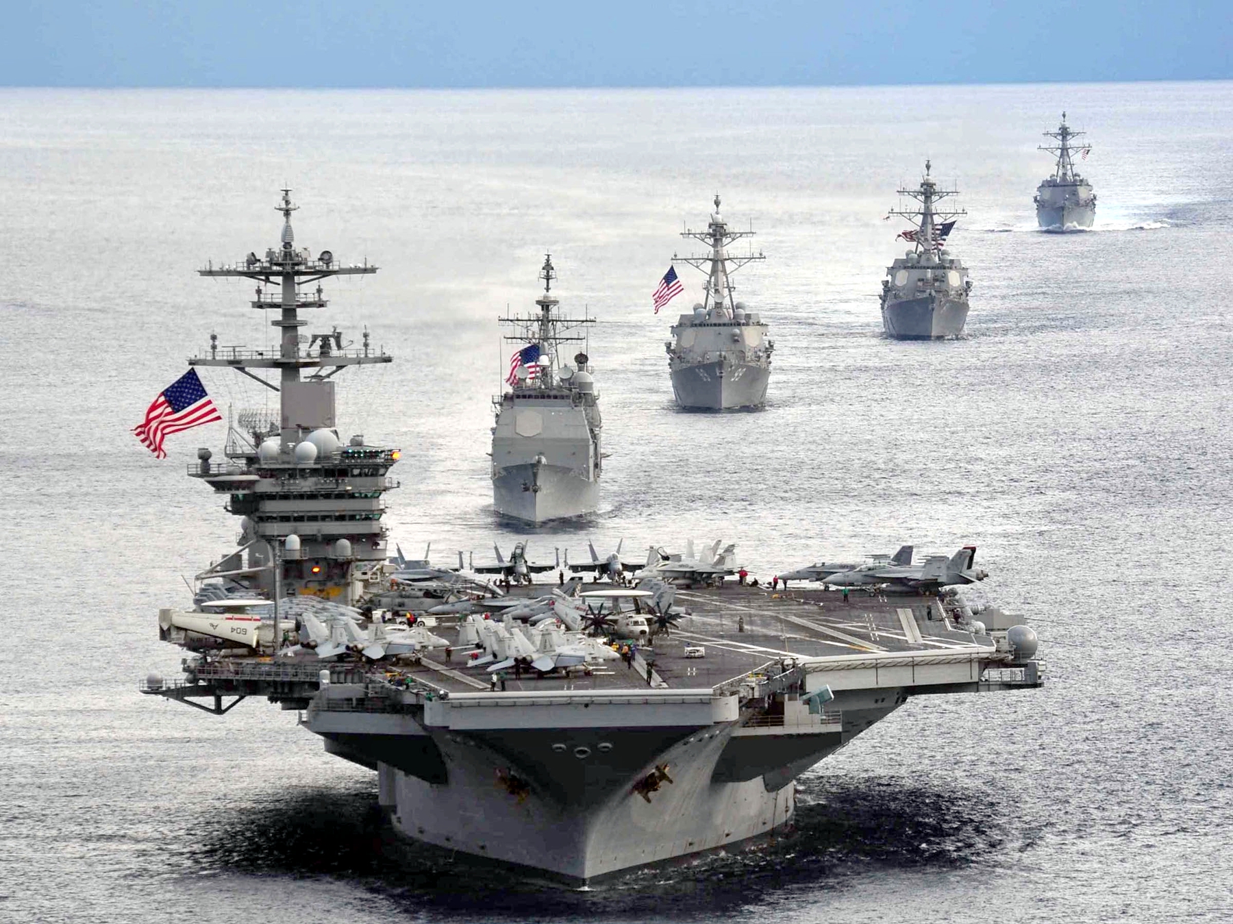 双航母成就解锁但你知道平时如何训练作战时编队怎么配置