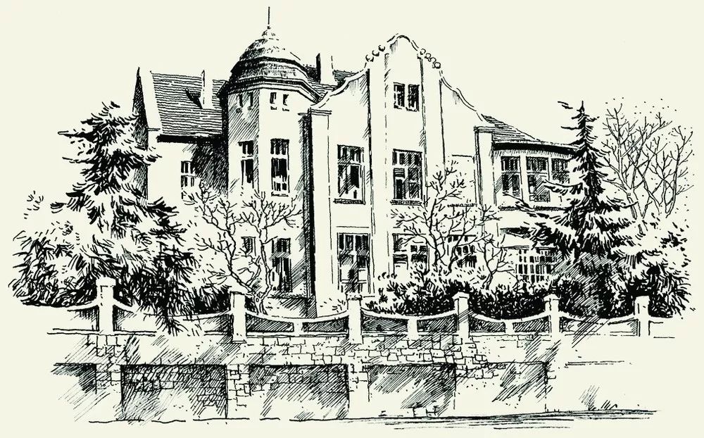 寻访青岛老建筑,就从这位艺术家的钢笔画开始吧!