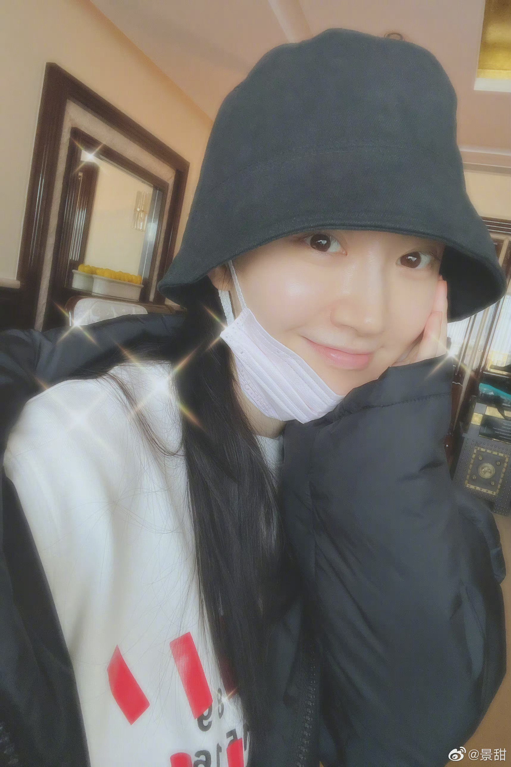 景甜素颜状态也太好吧,这就是所谓的皮肤滑倒像剥了皮的鸡蛋吧